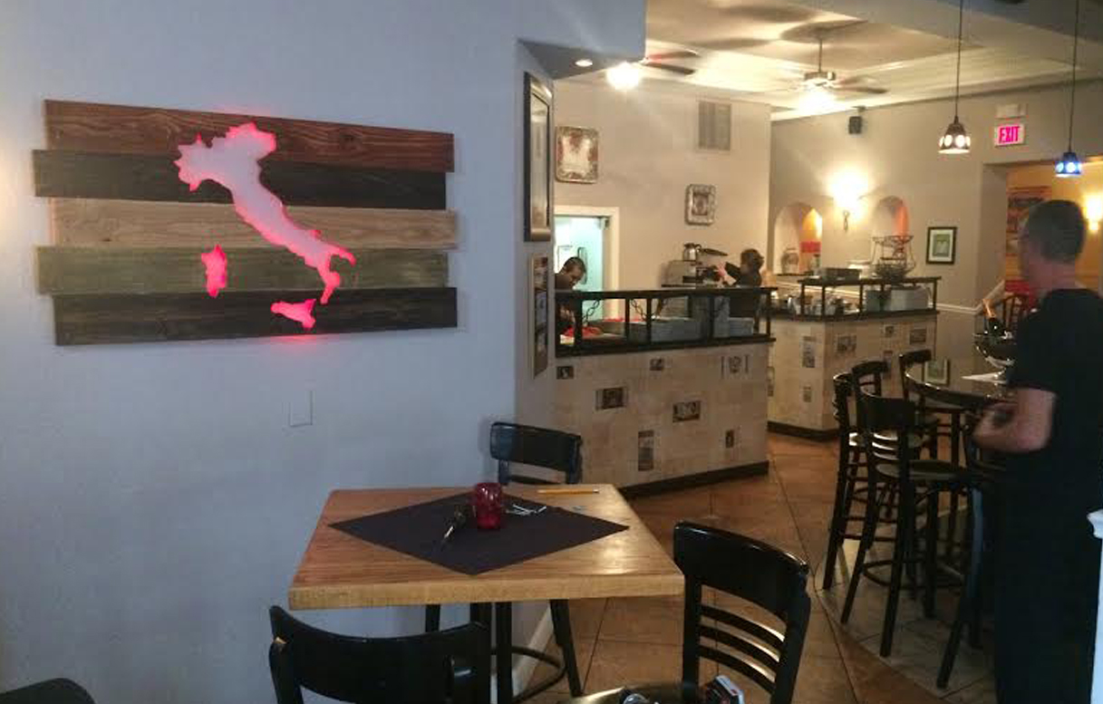 Italia - Illuminated Wood Artwork