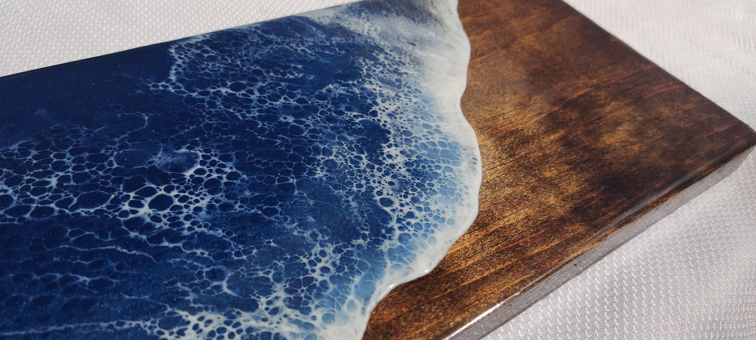 Dark Wood Ocean resin boards